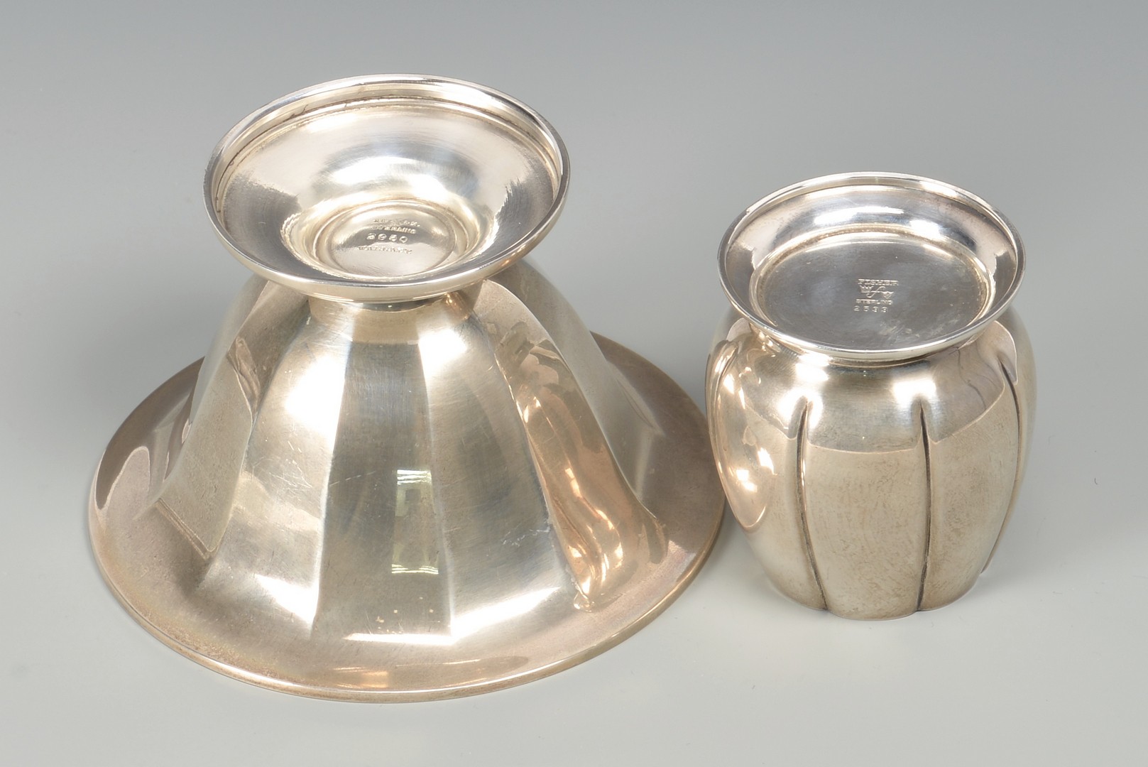 Lot 961: Sterling Candy dishes, Corn Holders