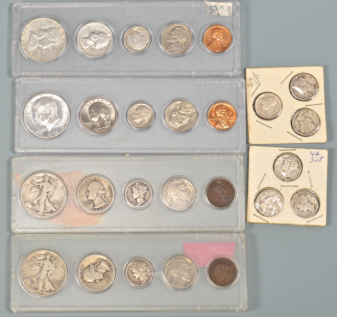 Lot 965: Grouping of American, European/Foreign Coins