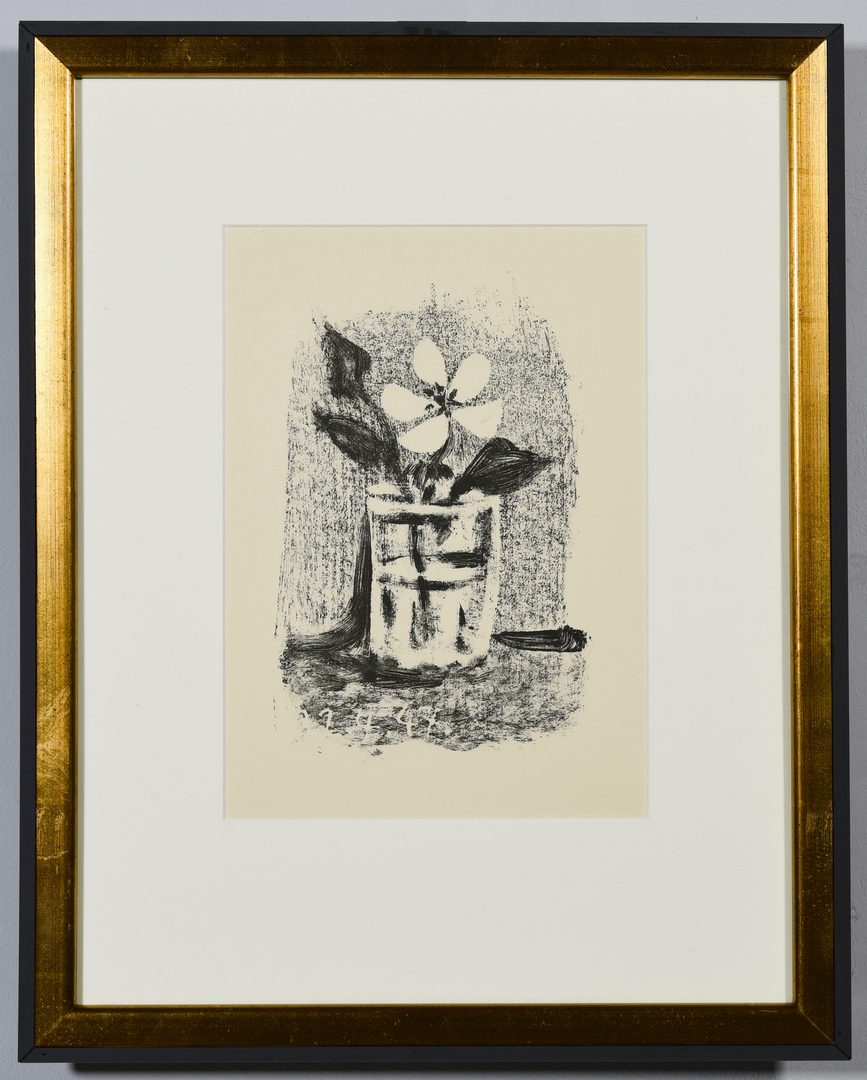 Lot 52: 2 Still Life Lithographs, incl. Picasso
