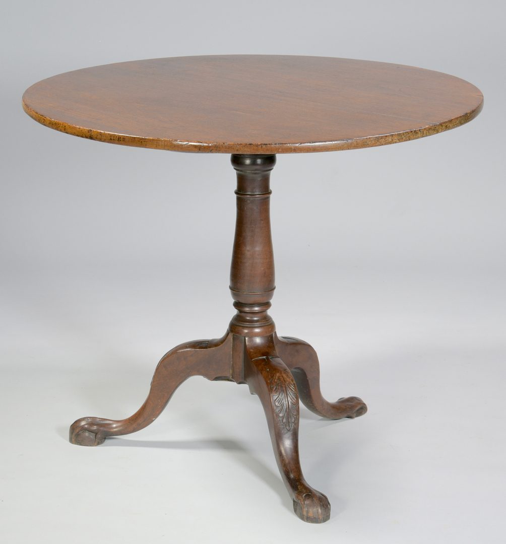 Lot 109: 18th Century Chippendale Tea Table