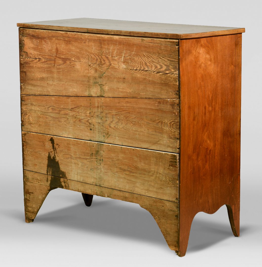 Lot 116: Southern Federal Inlaid Chest of Drawers