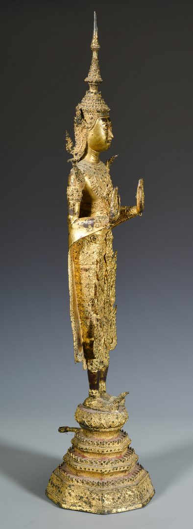 Lot 11: Southeast Asian Gilt Bronze Buddha