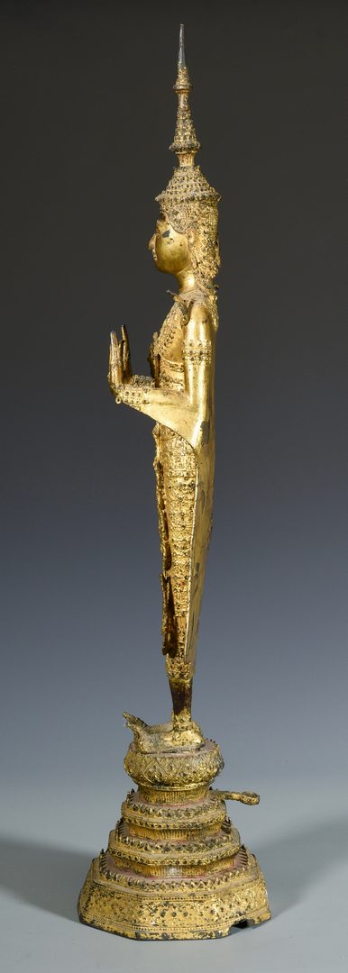 Lot 11: Southeast Asian Gilt Bronze Buddha