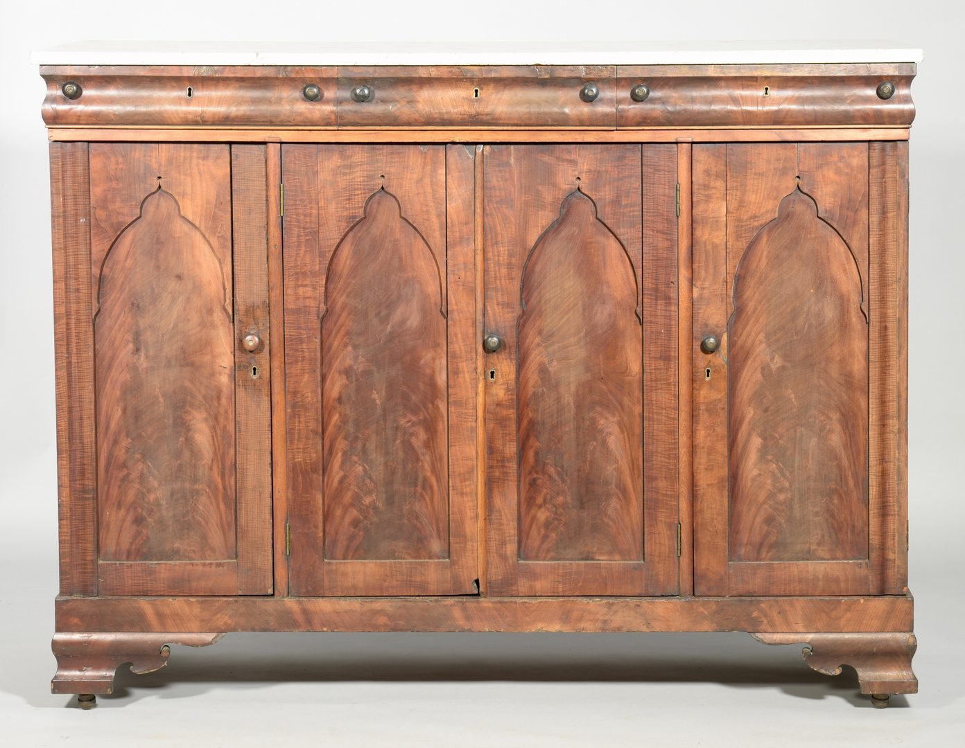 Lot 121: TN Gothic Revival Sideboard, Exhibited and Illustrated