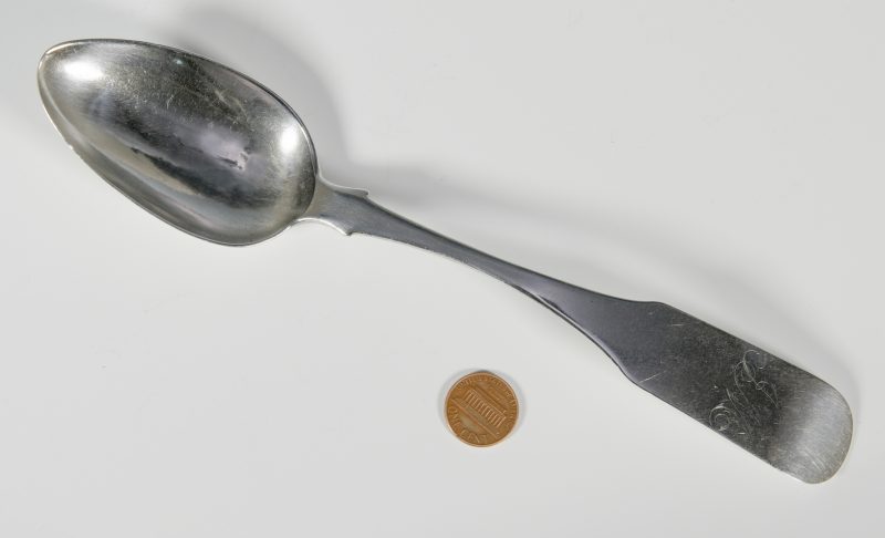 Lot 168: Raworth & Gordon TN Coin Silver Spoon