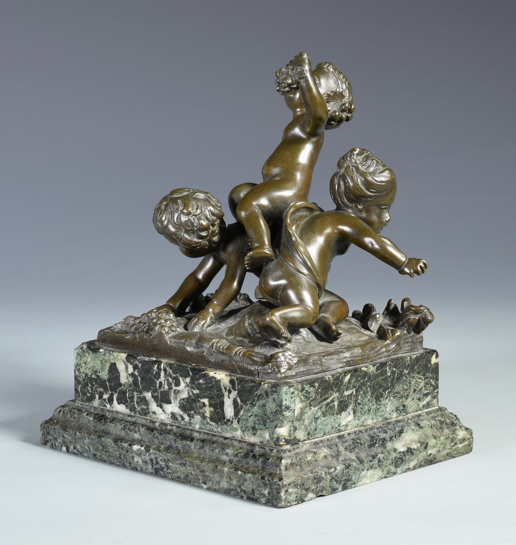 Lot 174: French Tahan Casket &  Bronze After Clodion