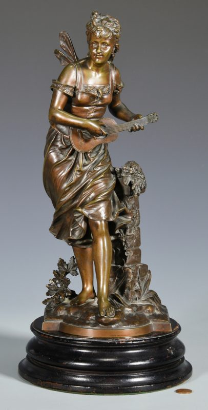 Lot 176: Eutrope Bouret Bronze Nymph