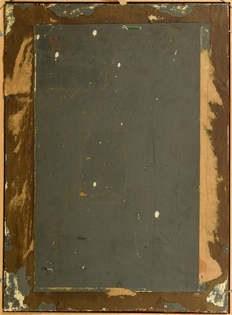 Lot 195: Oil on Board Portrait, after John Singer Sargent