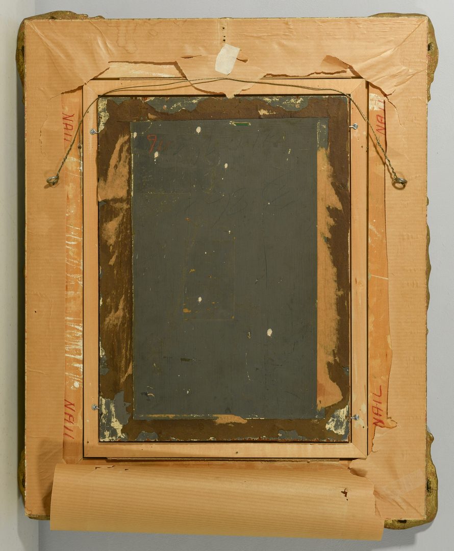 Lot 195: Oil on Board Portrait, after John Singer Sargent