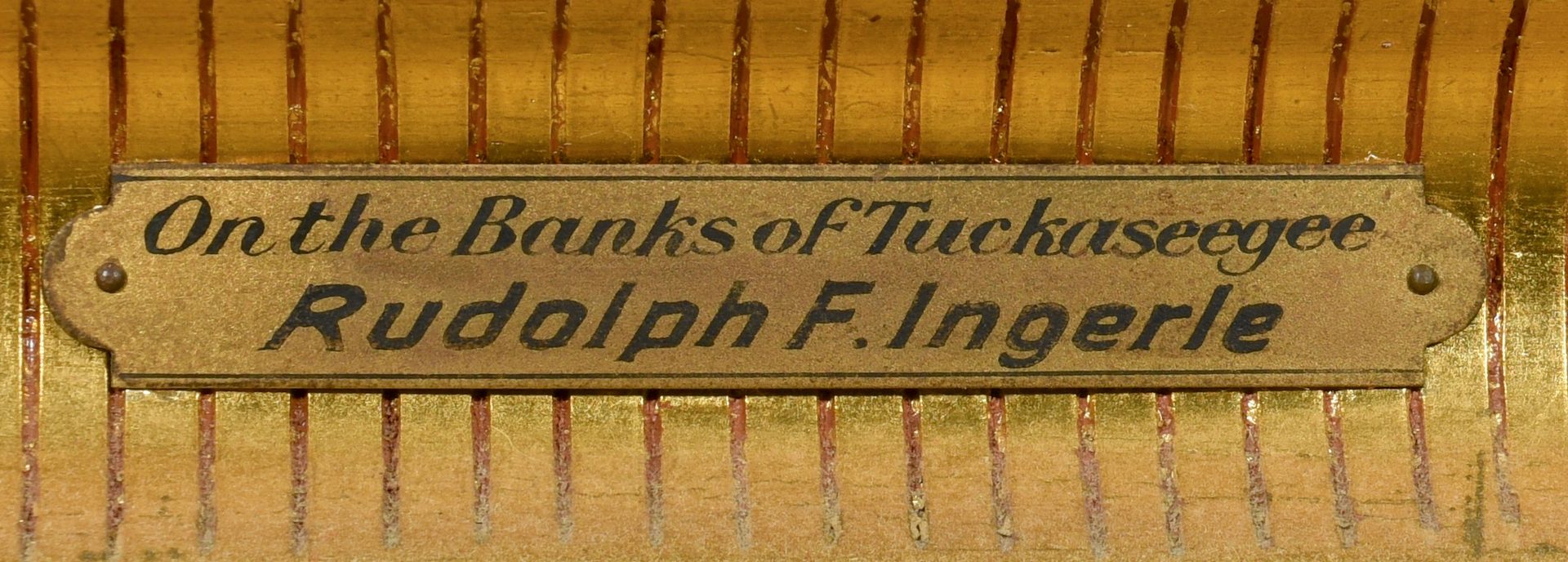 Lot 197: Rudolph Ingerle O/C, Banks of Tuckasegee