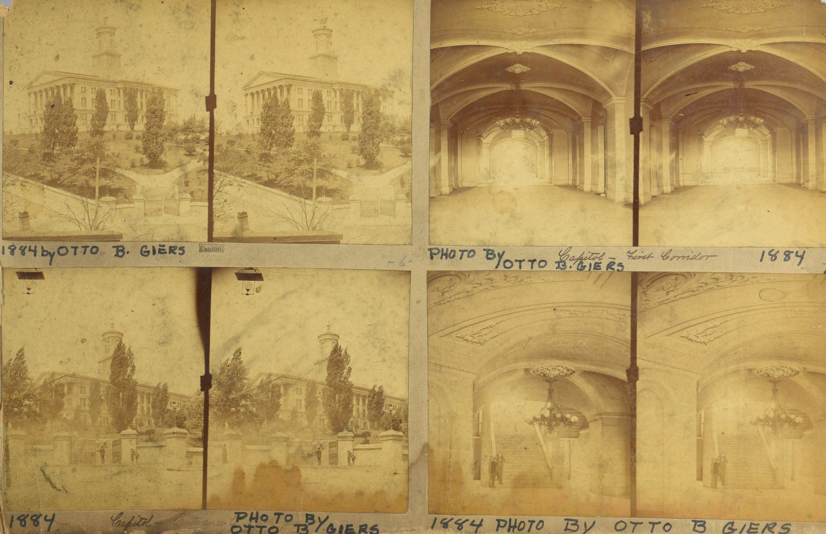 Lot 234: Early Photographic Views of TN Capitol