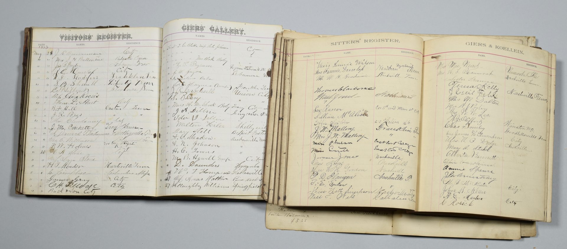 Lot 240: Giers Photo Gallery Account Books, Archive