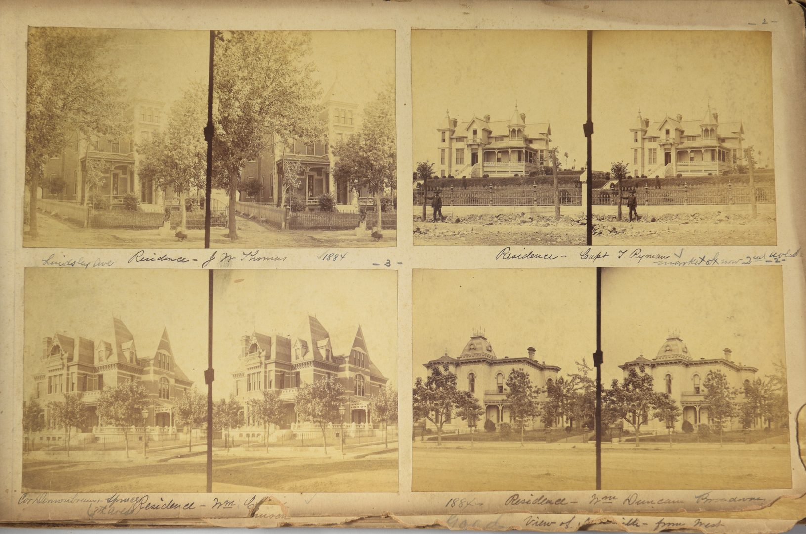 Lot 254: Giers Nashville Archive 1 – Album of Stereoview Images