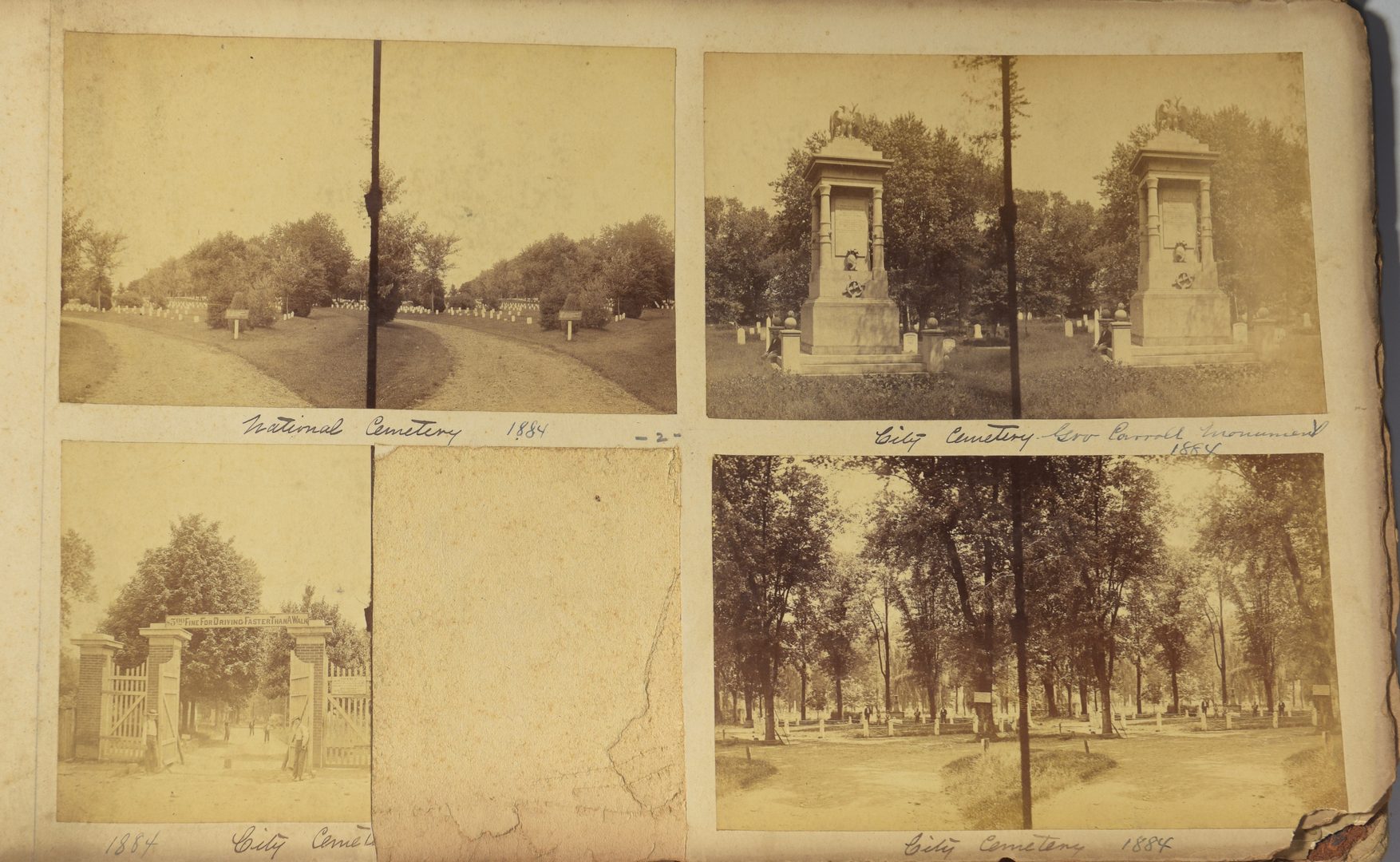 Lot 254: Giers Nashville Archive 1 – Album of Stereoview Images