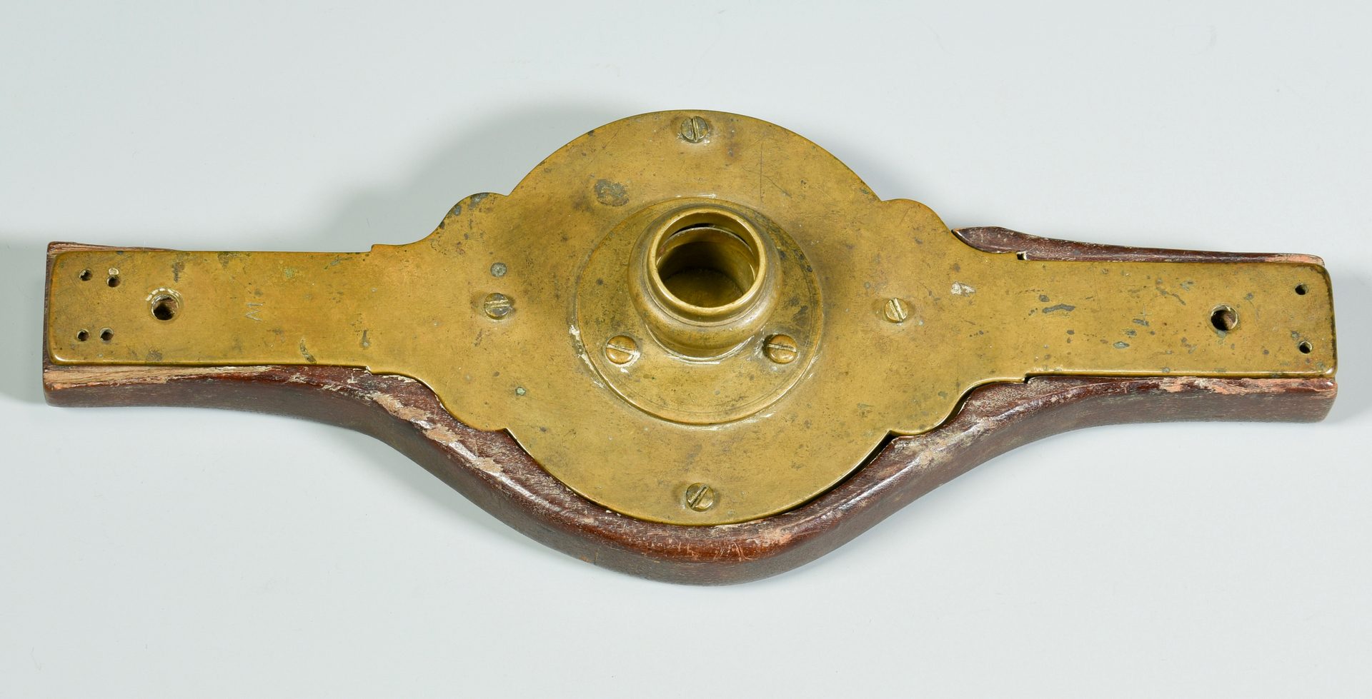 Lot 257: John Davis's Brass Surveyor Compass and Scale