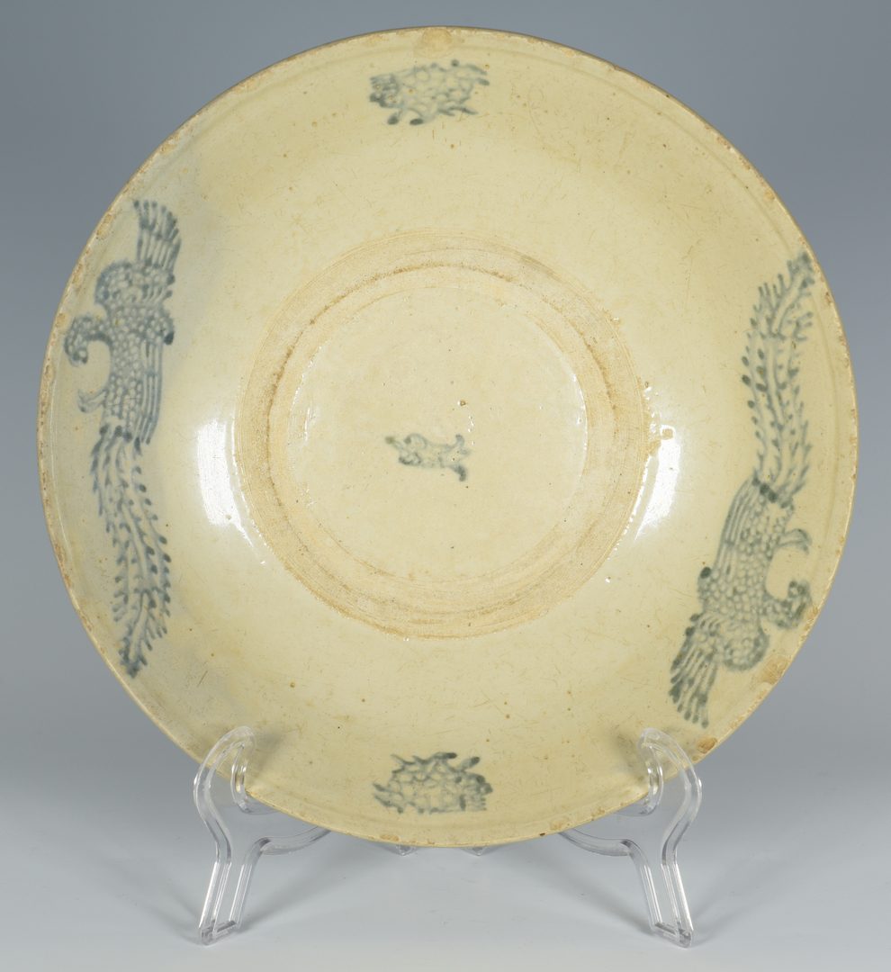 Lot 26: Early Asian Period Bowl, Phoenix Decoration