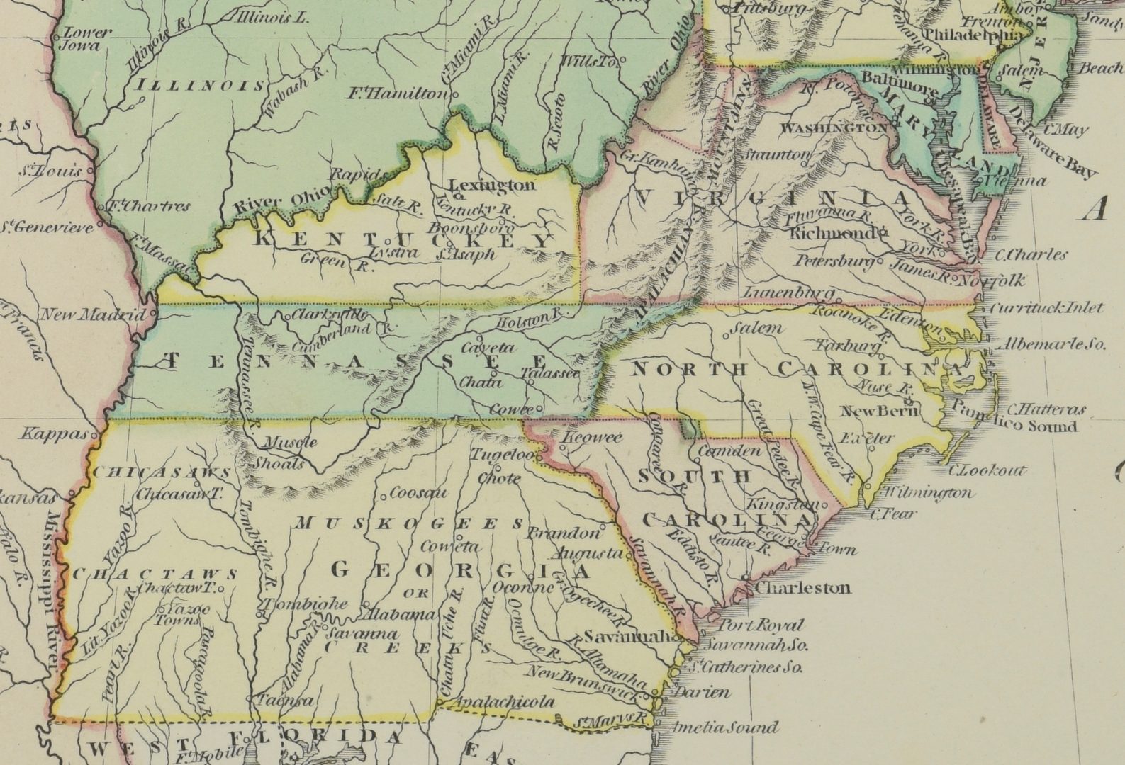 Lot 270: 2 Maps of US – 18th century