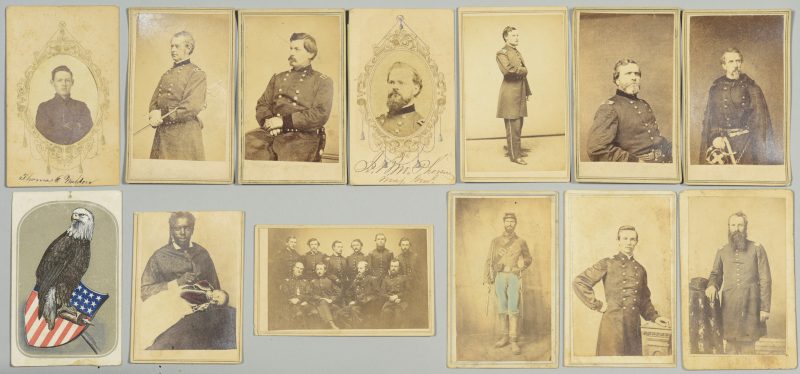 Lot 288: Group of 13 Civil War Related CDV Cards