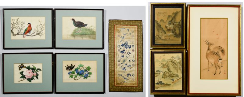Lot 332: 7 Asian Artworks, incl. watercolors
