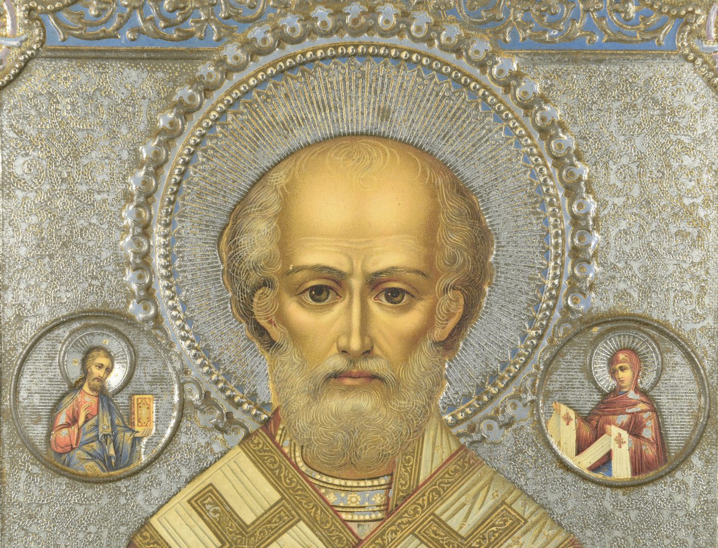 Lot 362: Russian Icon, St. Nicholas