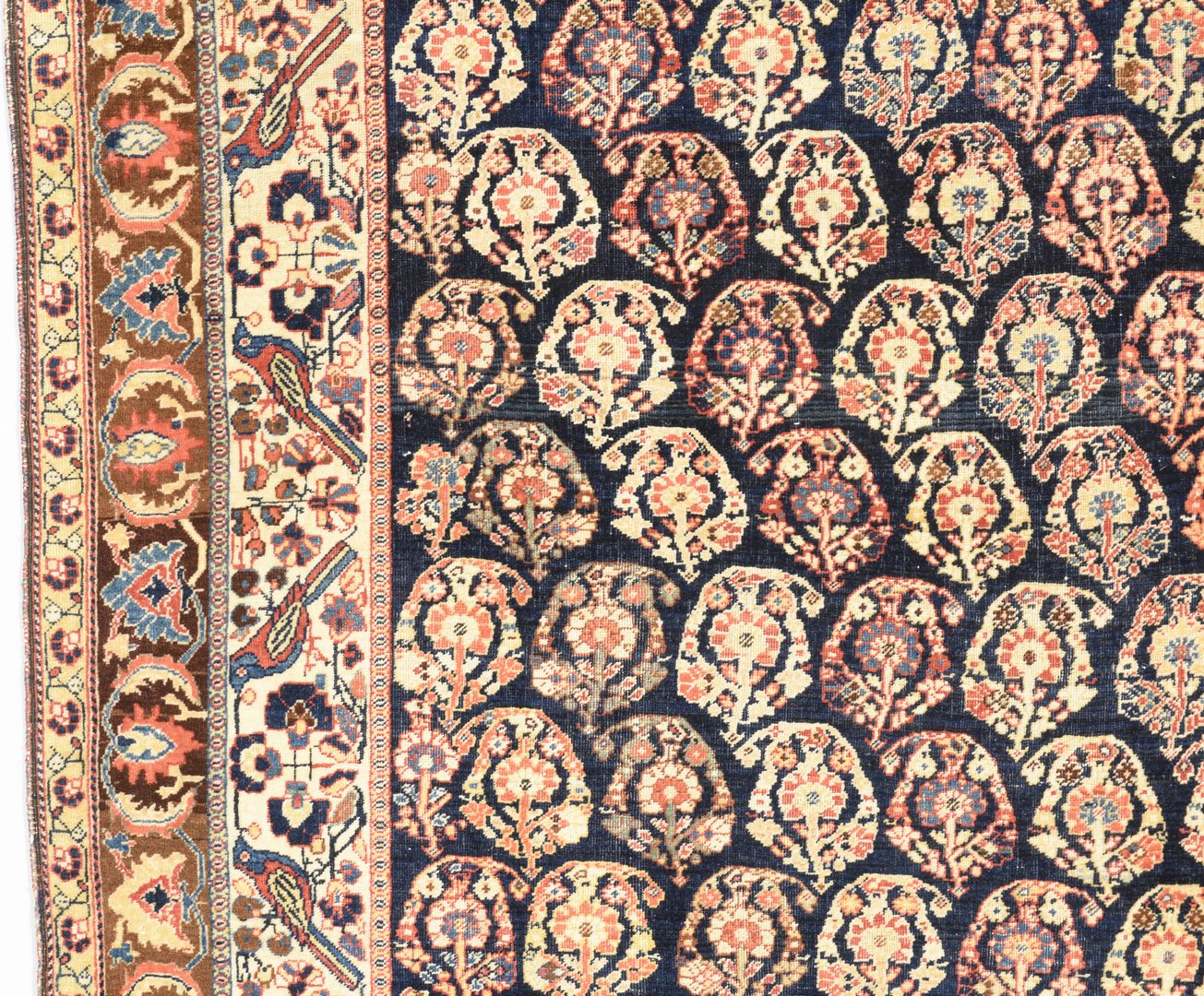Lot 367: Antique Persian Qashqai area rug, 7'1' x 4'10"