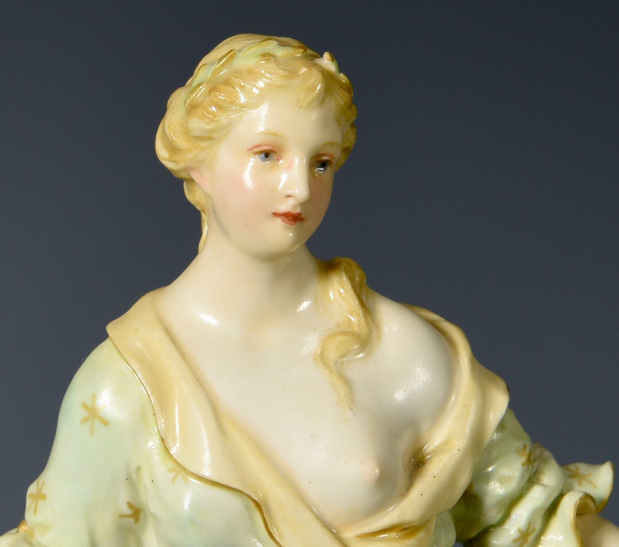 Lot 388: KPM Porcelain Figure of Grecian Female w/ Stand