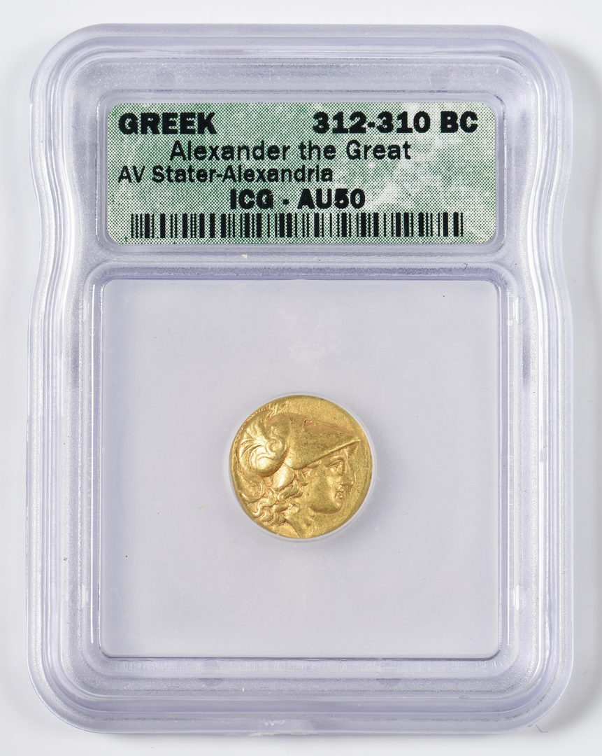 Lot 427: Alexander the Great AV Stater coin, Alexandria Mint