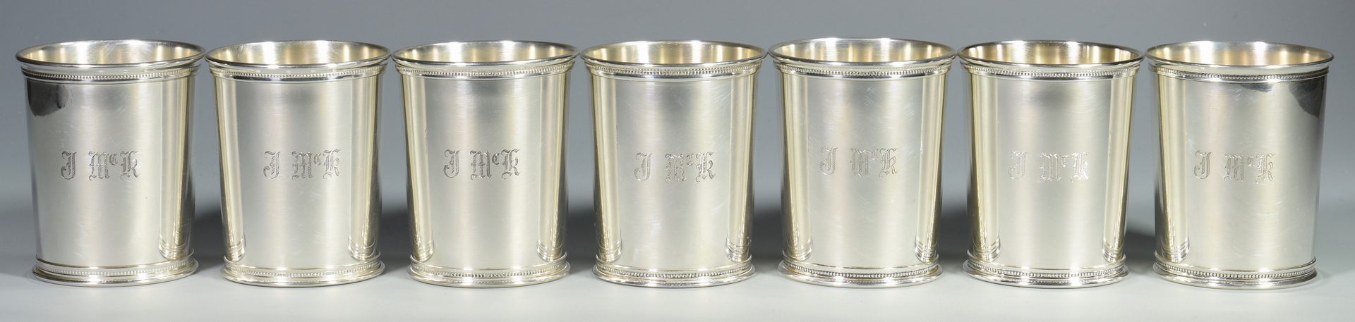 Lot 447: 14 Reed & Barton Sterling Julep Cups