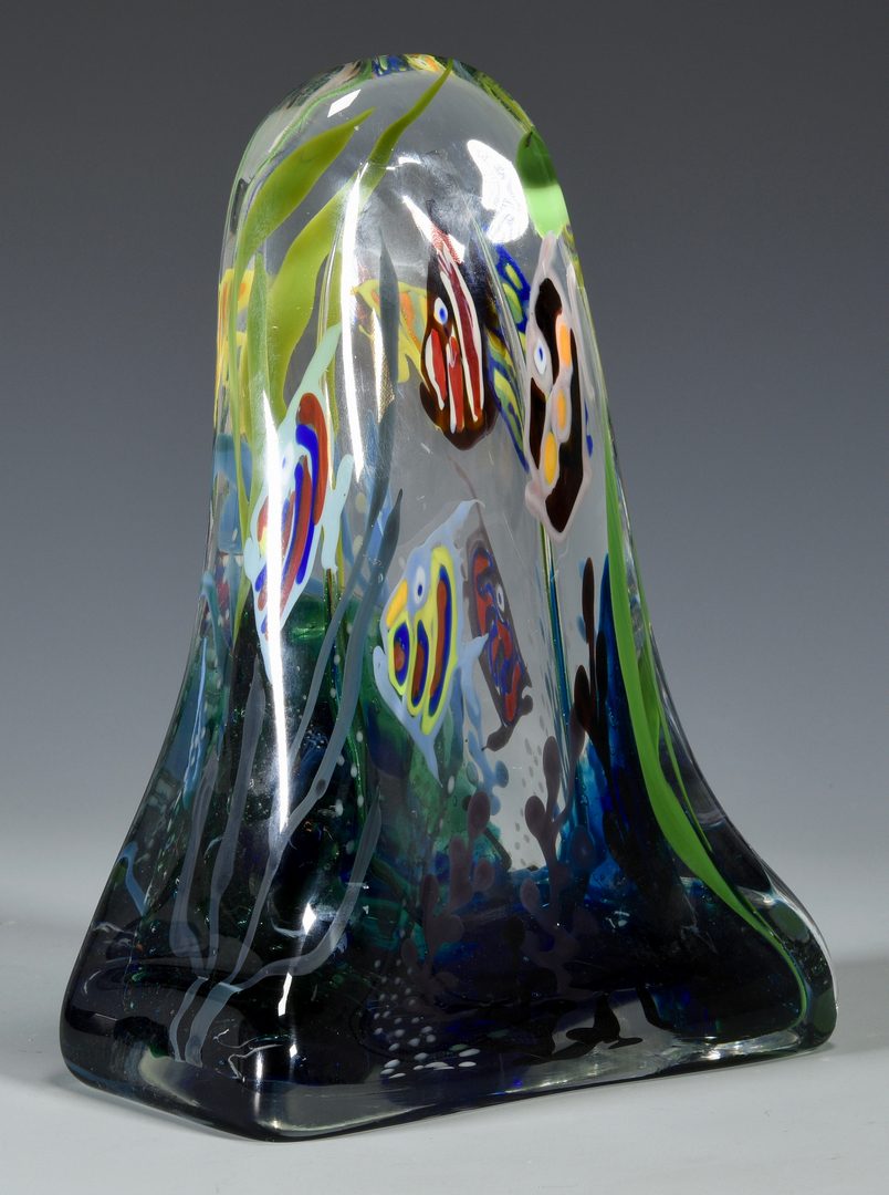 Lot 498: Richard Jolley Glass Fish Sculpture