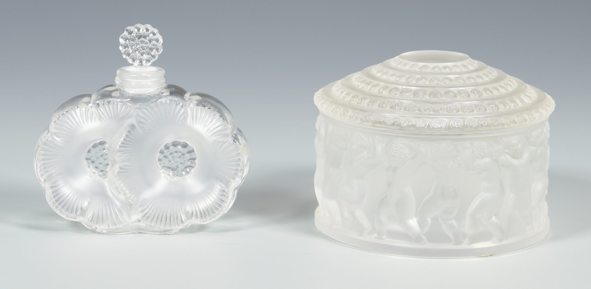 Lot 507: 4 Lalique Glass Table  Items