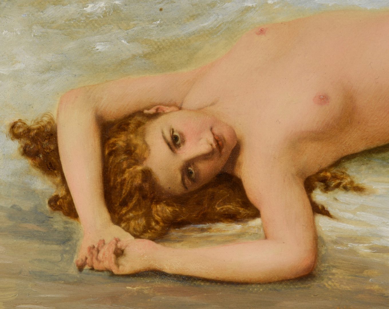 Lot 520: O/C Nude, Manner of Bouguereau