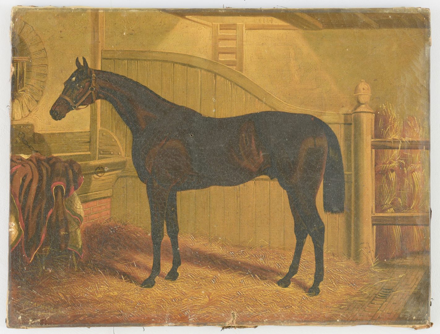 Lot 526: H.H. Armstead, Portrait of a Horse