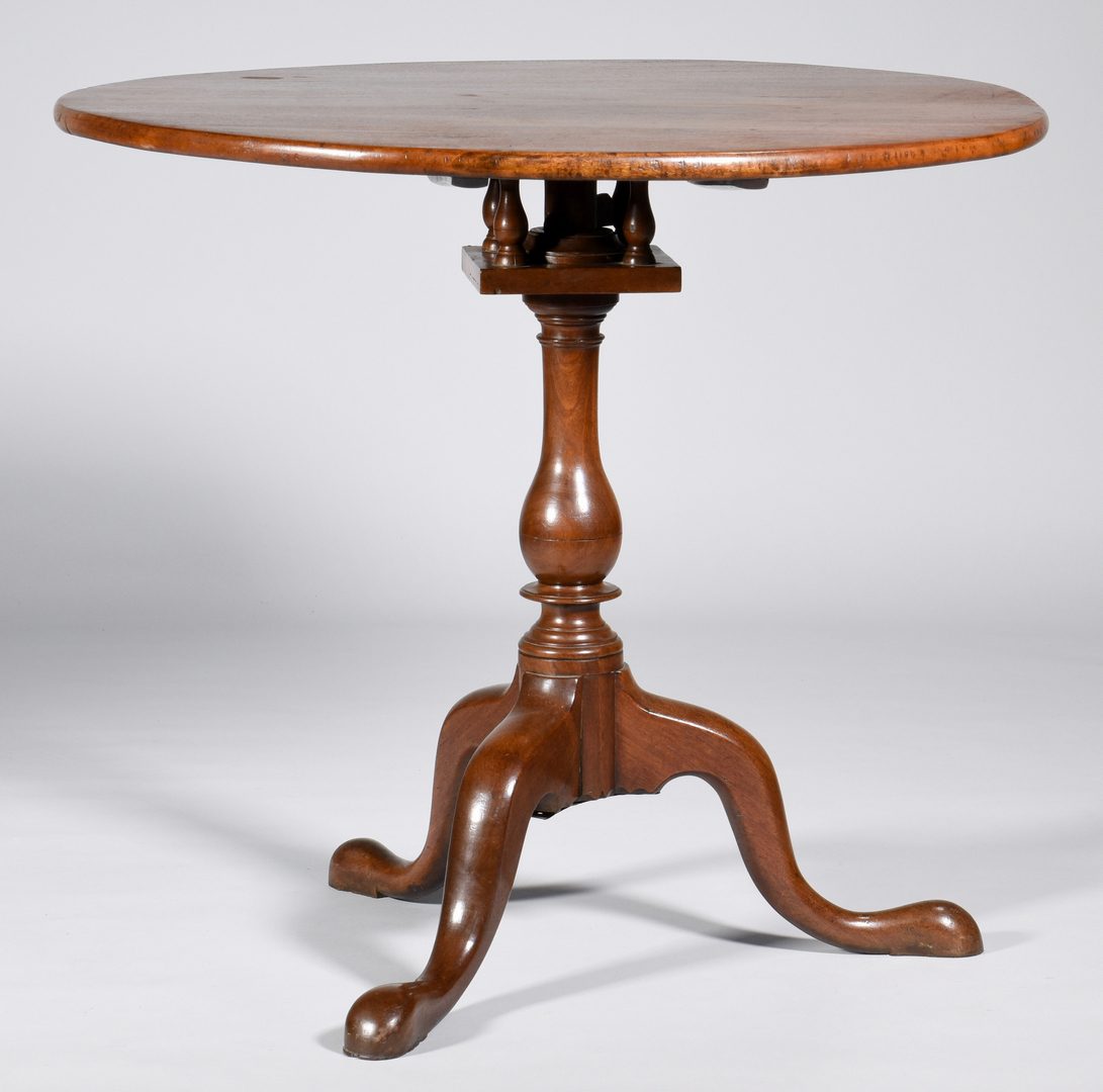 Lot 578: American Chippendale Tea Table, 18th c.