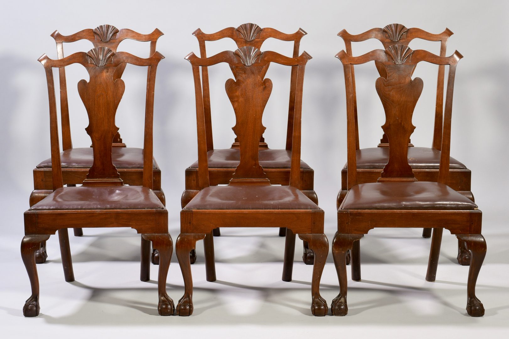 Lot 582: 6 Alf Sharp Benchmade Dining Chairs
