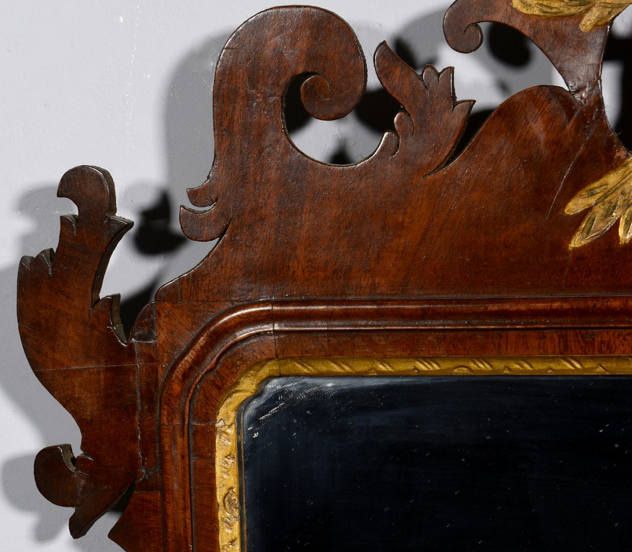Lot 587: 18th Century Chippendale Mirror