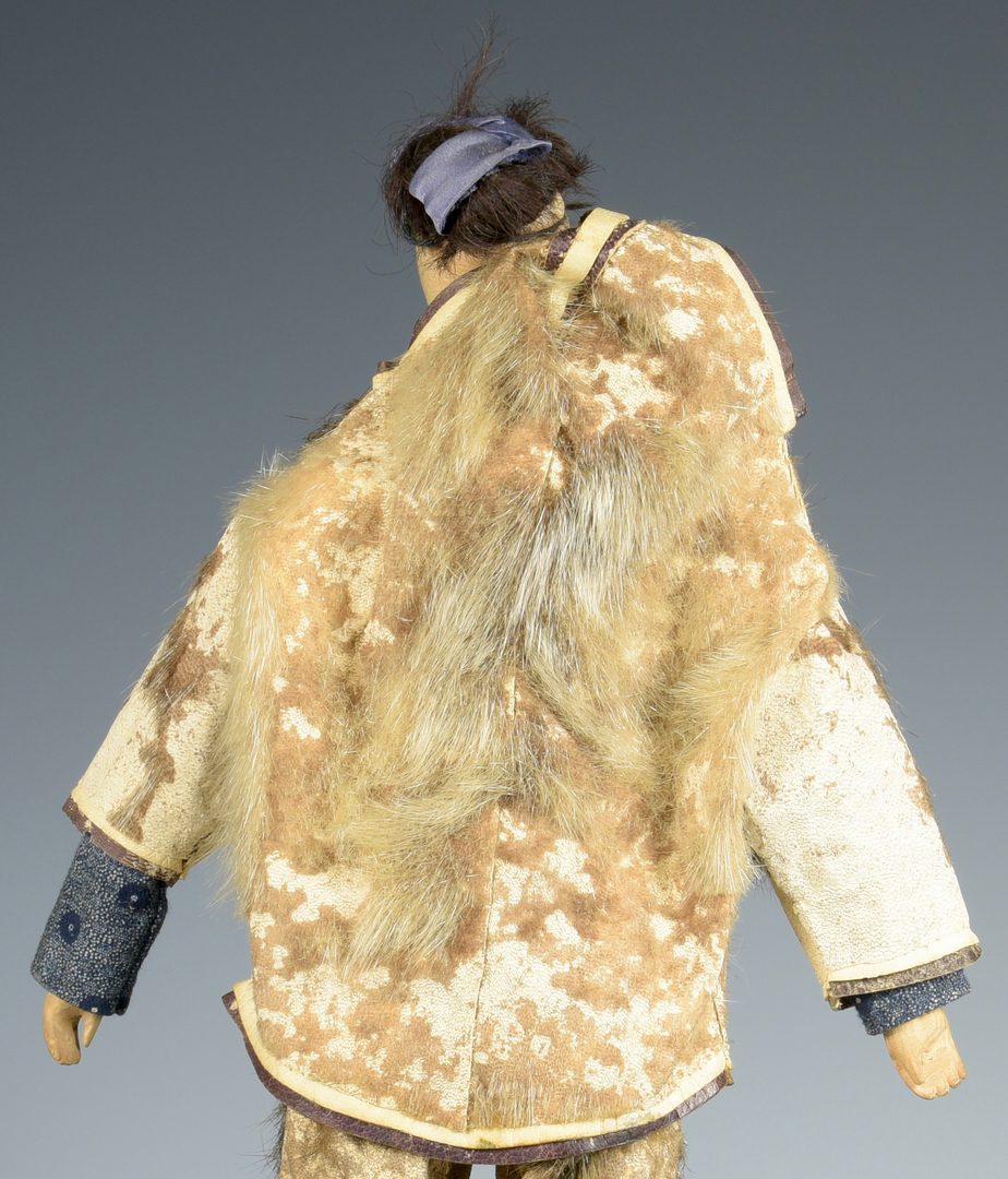 Lot 612: Eskimo Doll with Papoose, Elaborate Clothing