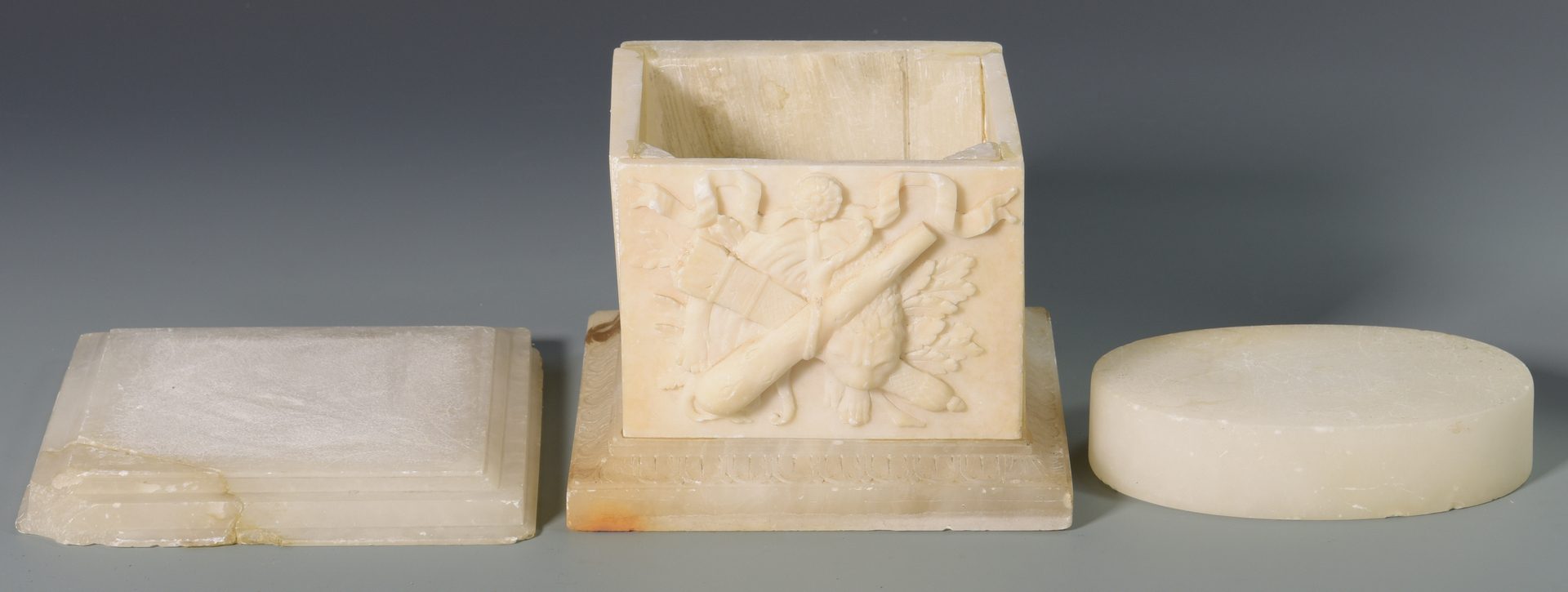 Lot 629: Hercules Figure & 2 Architectural Fragments