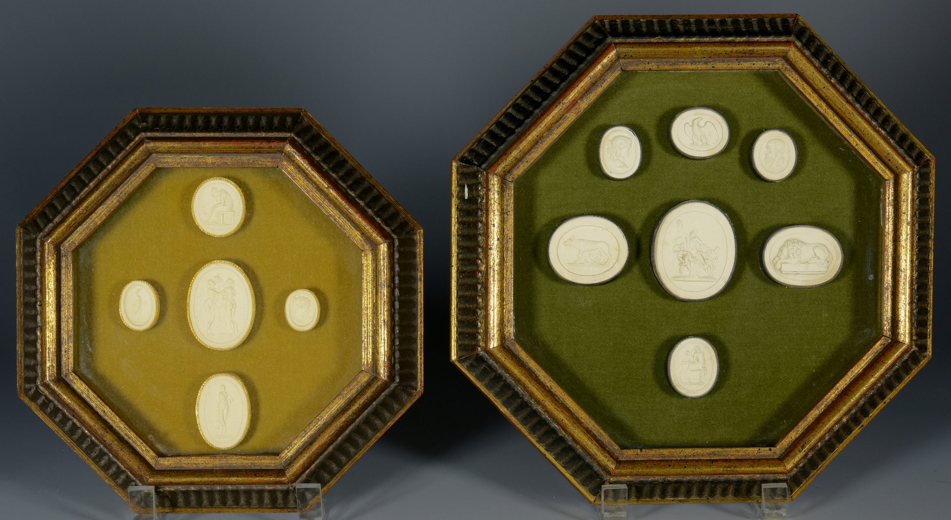 Lot 634: Collection of Porcelain Medallions