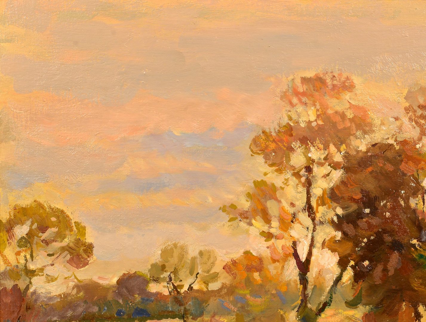 Lot 638: G. Stepanyants, oil on canvas, Landscape