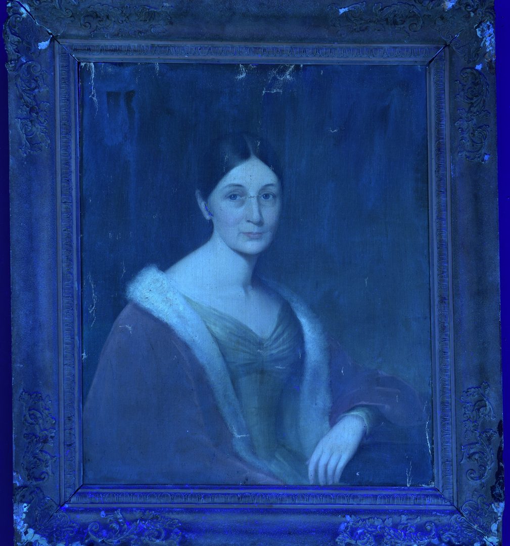 Lot 643: American School, Portrait of Mrs. Pendleton