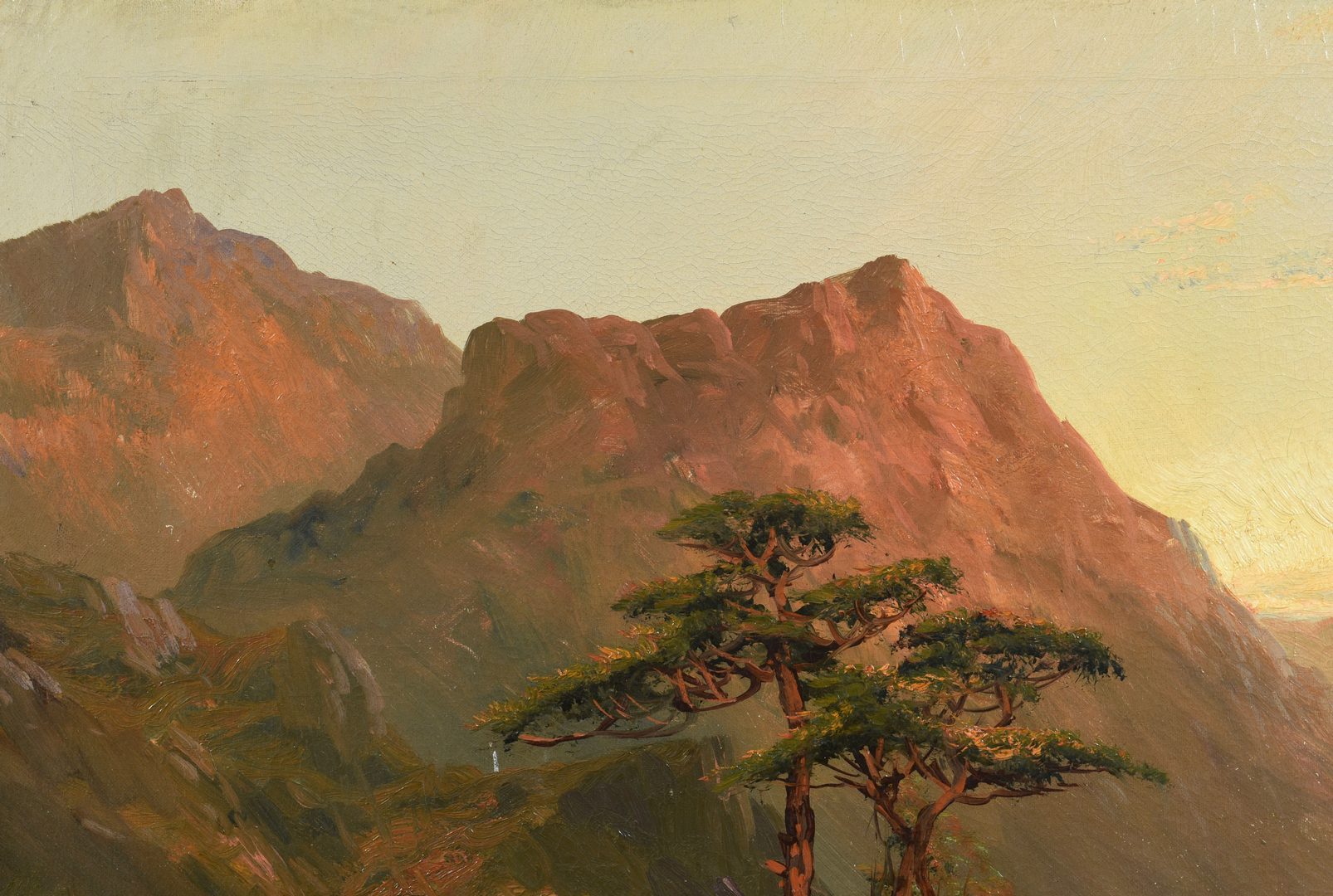Lot 654: Francis E Jamieson Oil on Canvas Landscape