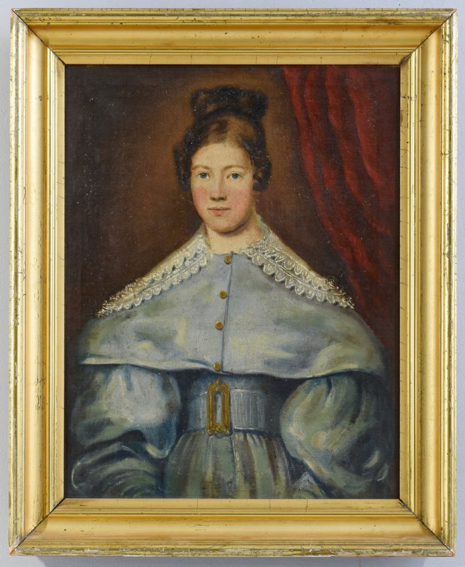 Lot 656: Continental Portrait of a Woman