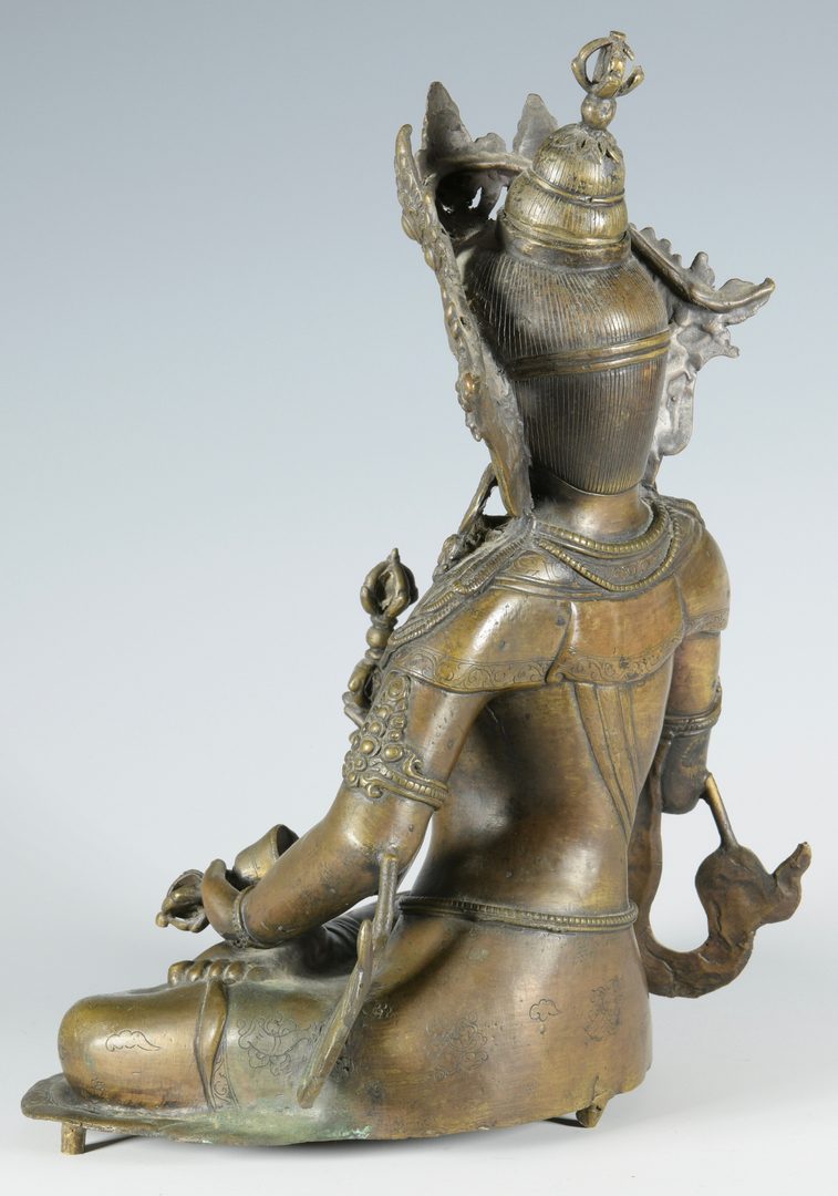 Lot 676: Bronze Bodhisattva