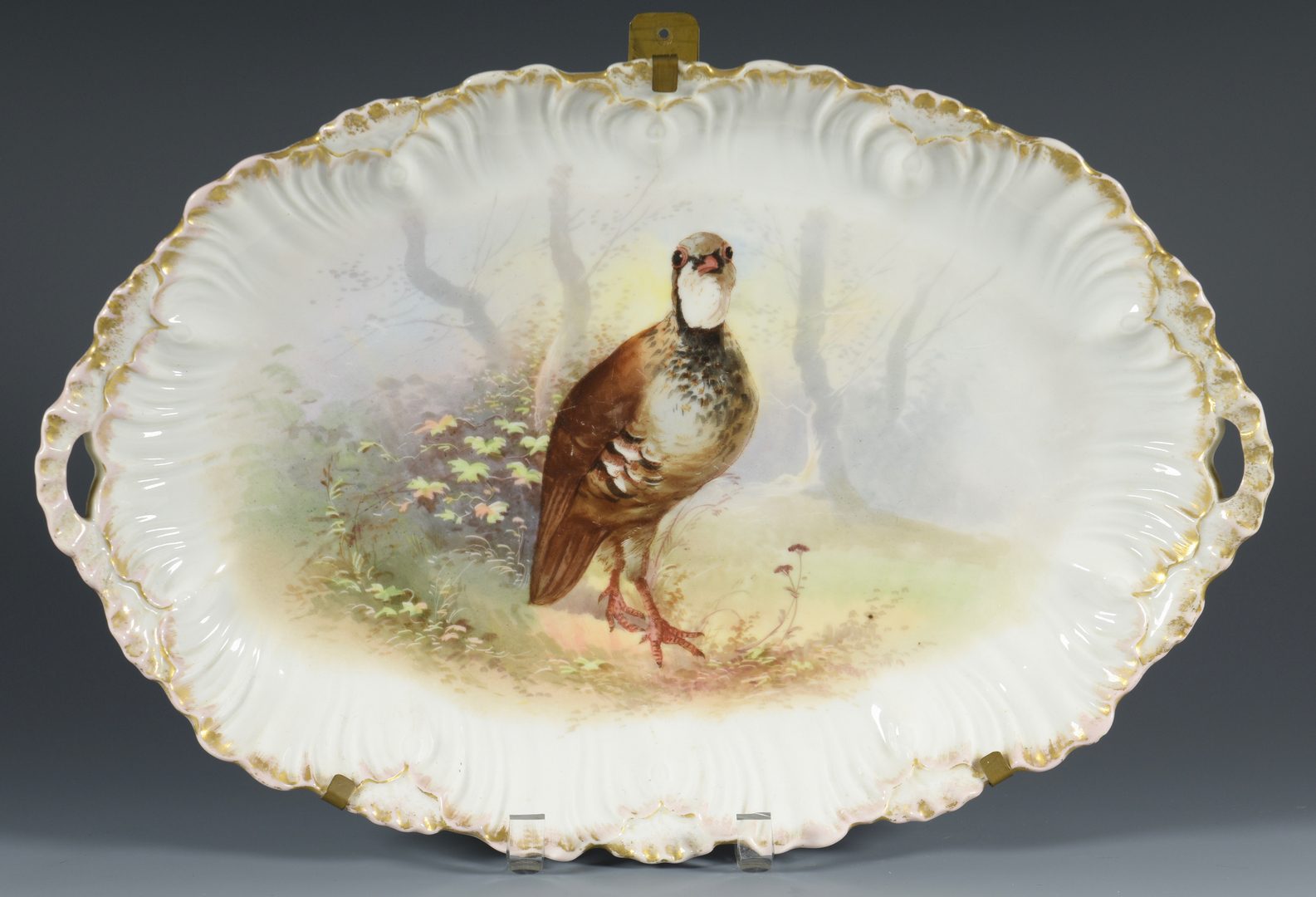 Lot 690: Limoges Game Dishes and platter