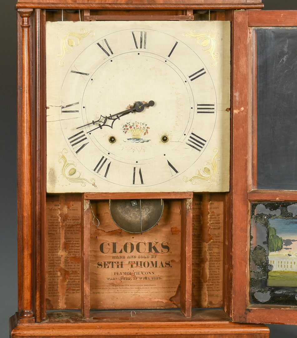 Lot 705: Seth Thomas Pillar & Scroll Mantel Clock #2