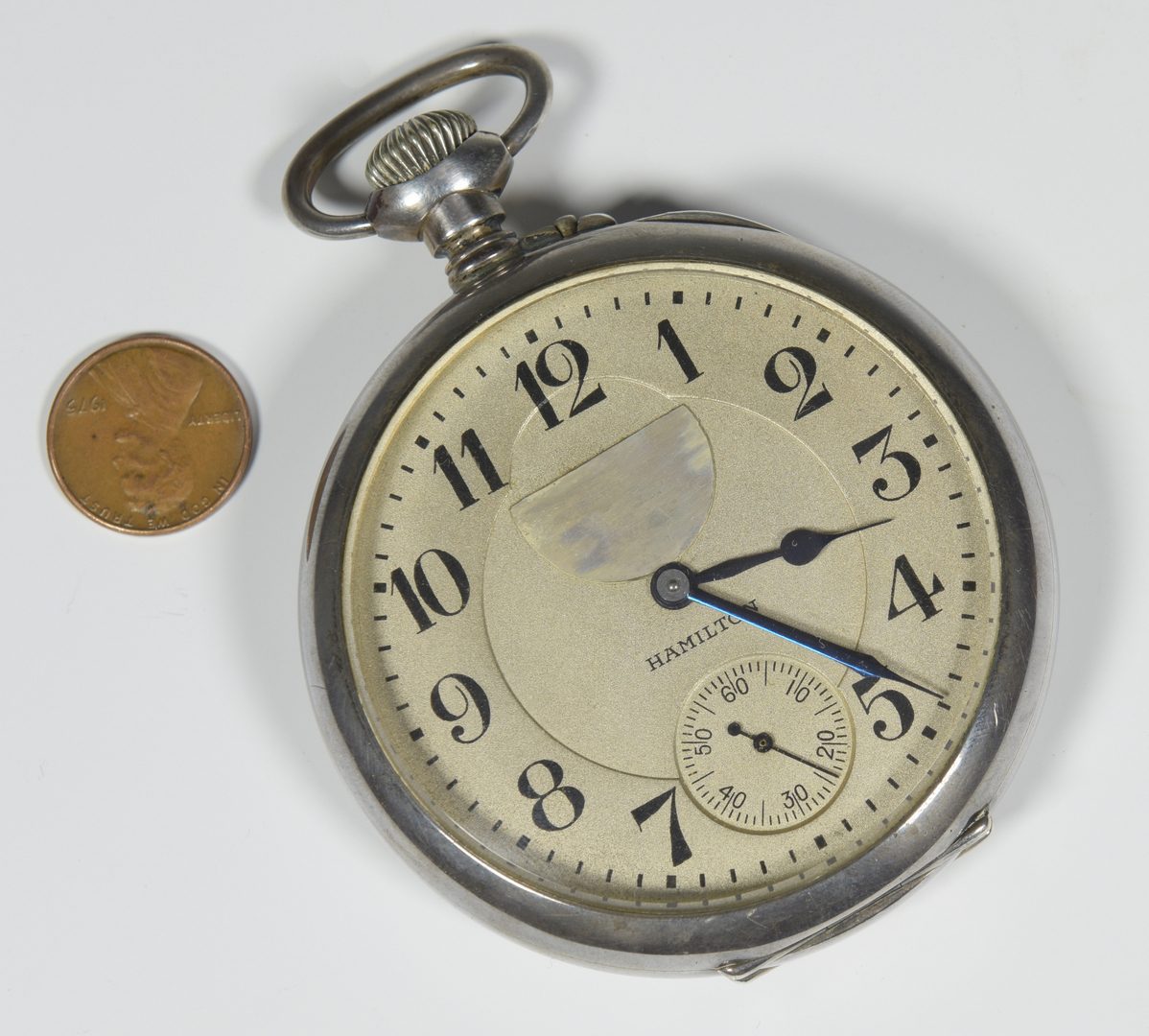 Lot 709: U.S. Navy Chronometer, Sterling Watch
