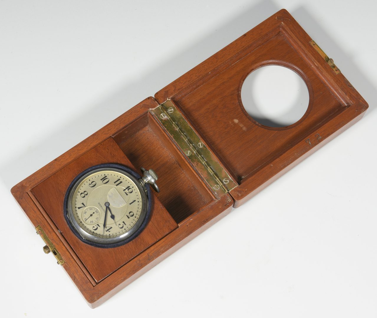 Lot 709: U.S. Navy Chronometer, Sterling Watch