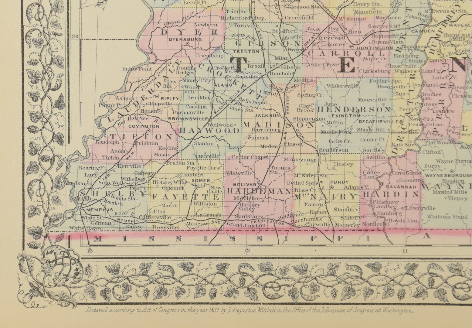Lot 715: 3 Maps Total , 1 of Tennessee, 2 of Kentucky and Tennessee