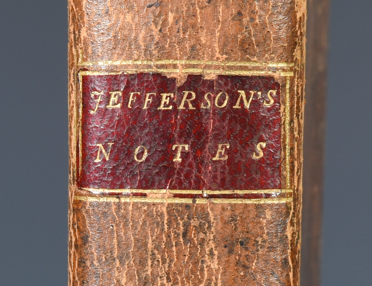 Lot 717: Thos. Jefferson: Notes on the State of VA