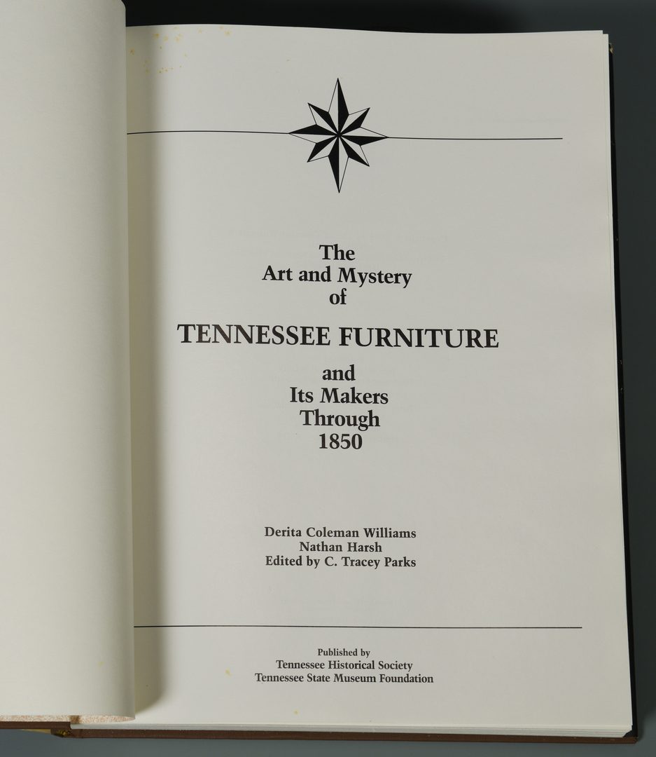 Lot 726: Book: Art & Mystery of TN Furniture